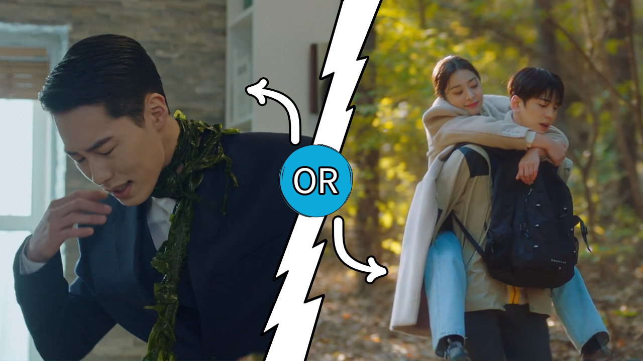 You can only pick one: Piggyback scene » Dramabeans